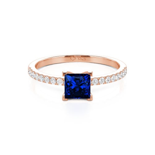 Jeulia Princess Cut Ring