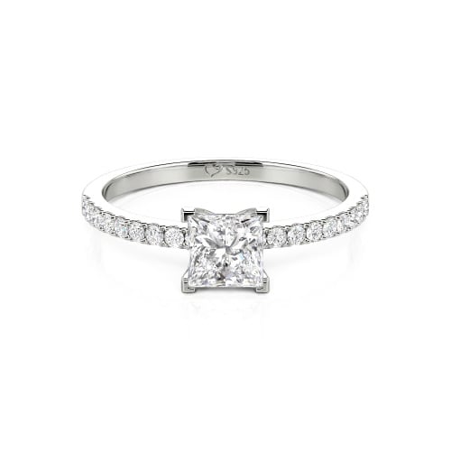Jeulia Princess Cut Ring