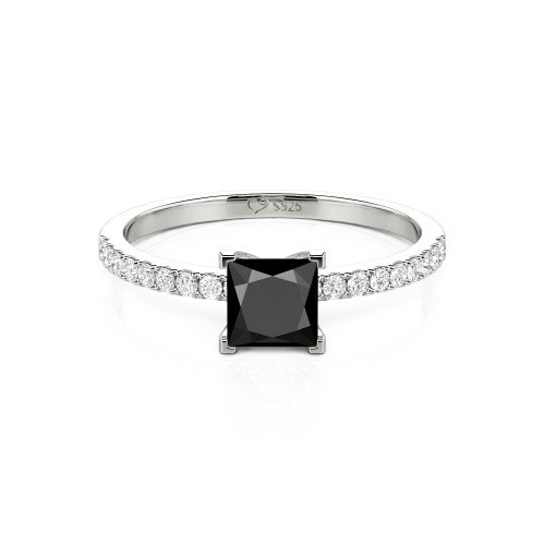 Jeulia Princess Cut Ring