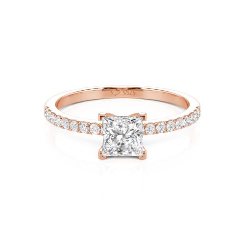 Jeulia Princess Cut Ring