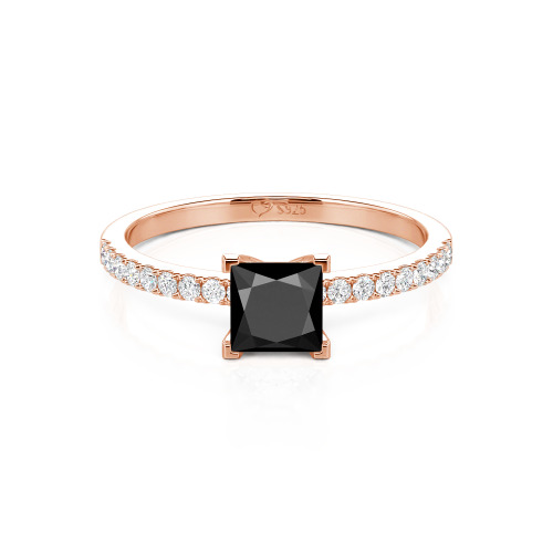 Jeulia Princess Cut Ring