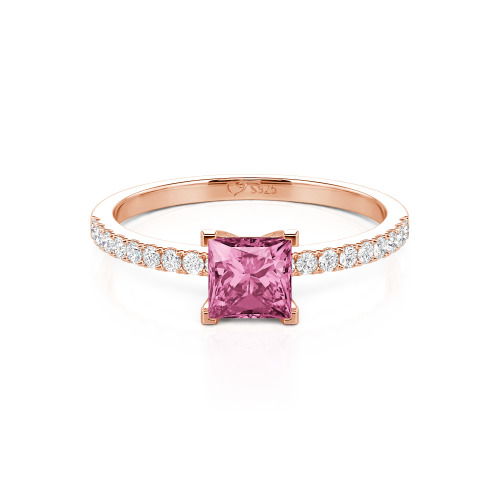 Jeulia Princess Cut Ring
