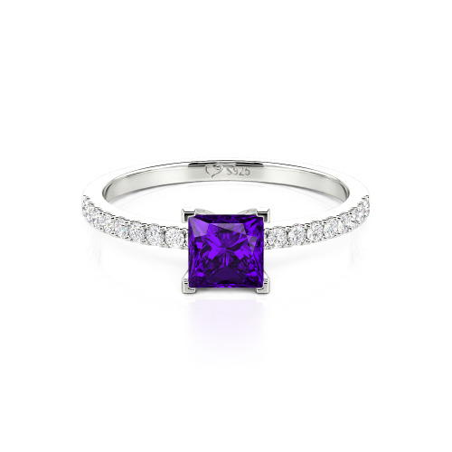 Jeulia Princess Cut Ring