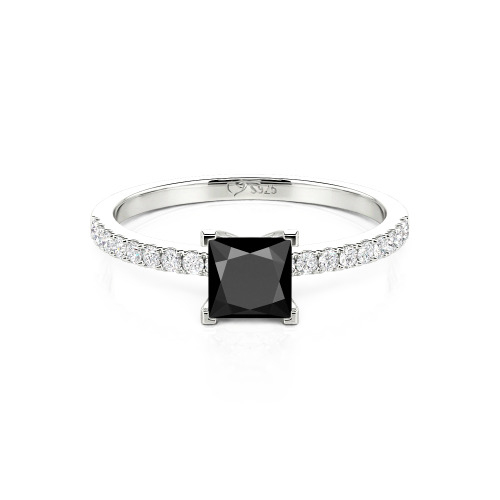 Jeulia Princess Cut Ring