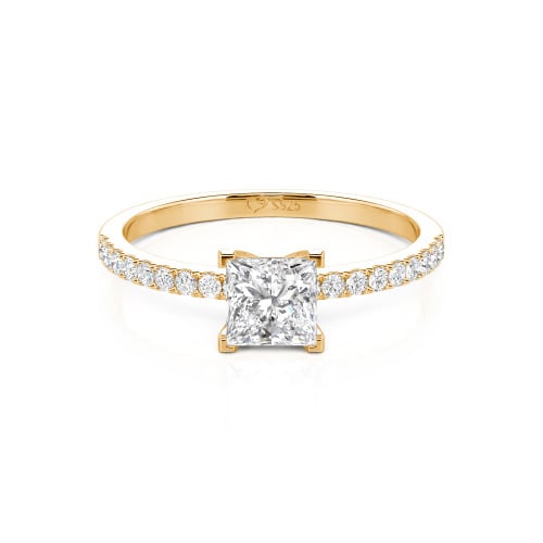 Jeulia Princess Cut Ring