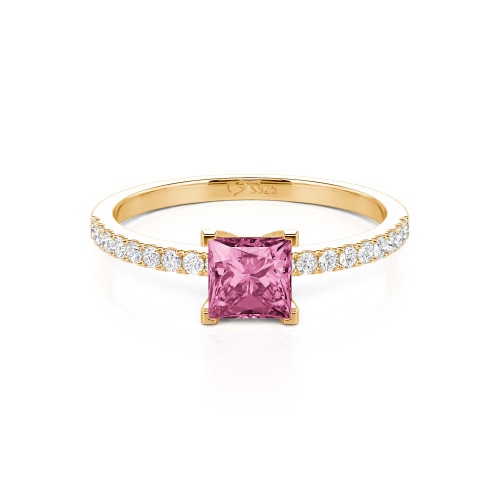 Jeulia Princess Cut Ring