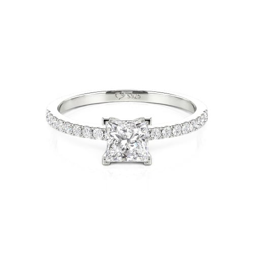 Jeulia Princess Cut Ring
