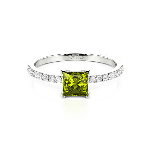Jeulia Princess Cut Ring