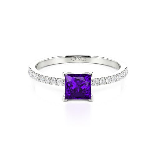 Jeulia Princess Cut Ring