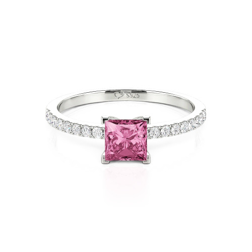 Jeulia Princess Cut Ring