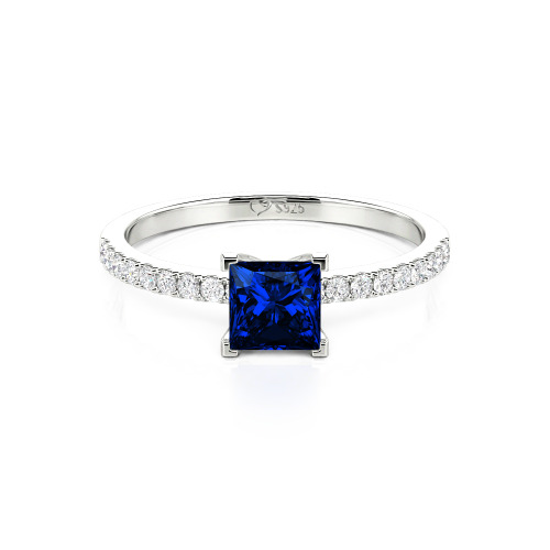 Jeulia Princess Cut Ring