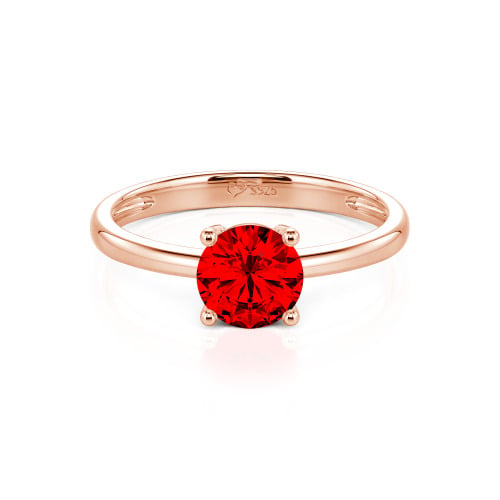 Jeulia Round Cut Solitaire Ring