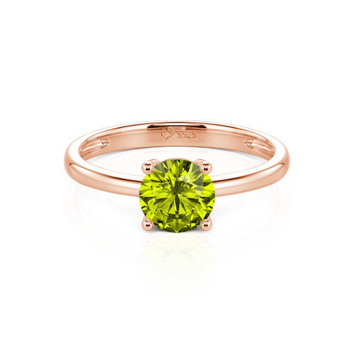 Jeulia Round Cut Solitaire Ring