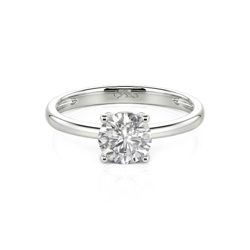 Jeulia Round Cut Solitaire Ring