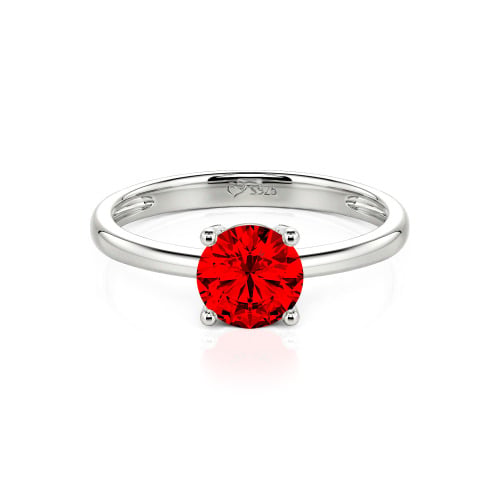 Jeulia Round Cut Solitaire Ring
