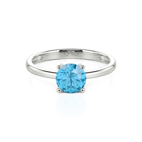 Jeulia Round Cut Solitaire Ring