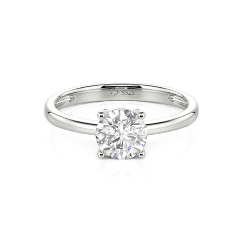 Jeulia Round Cut Solitaire Ring