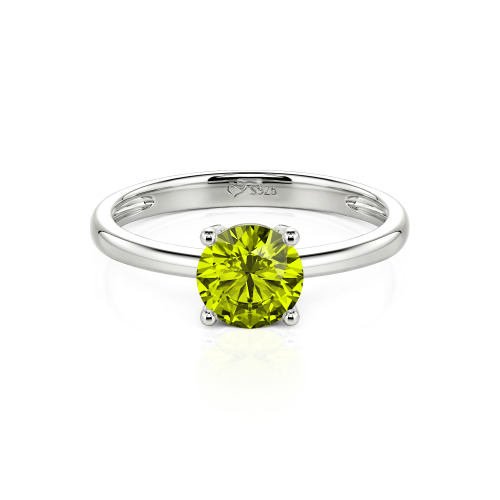 Jeulia Round Cut Solitaire Ring