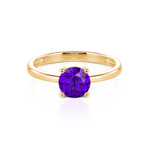 Jeulia Round Cut Solitaire Ring