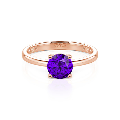 Jeulia Round Cut Solitaire Ring