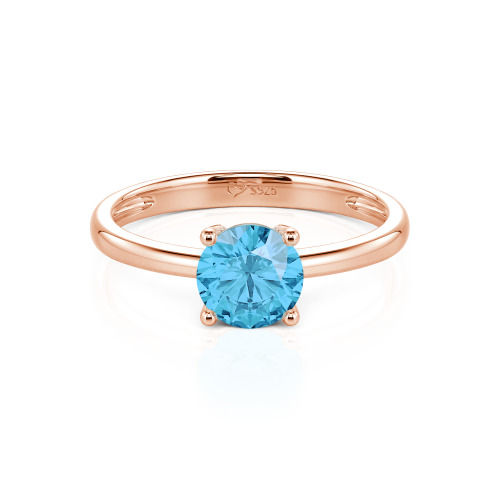 Jeulia Round Cut Solitaire Ring