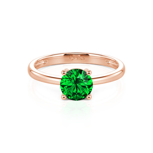Jeulia Round Cut Solitaire Ring