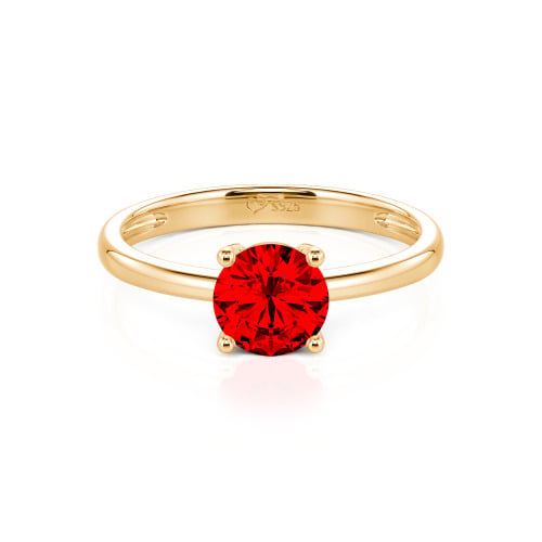 Jeulia Round Cut Solitaire Ring