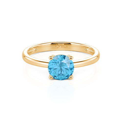 Jeulia Round Cut Solitaire Ring