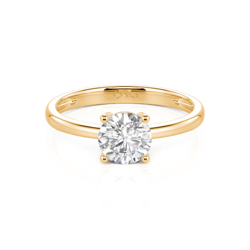 Jeulia Round Cut Solitaire Ring