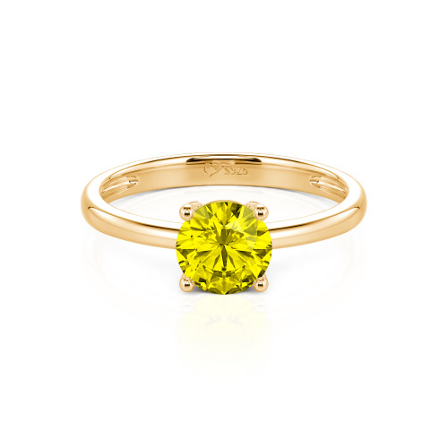 Jeulia Round Cut Solitaire Ring