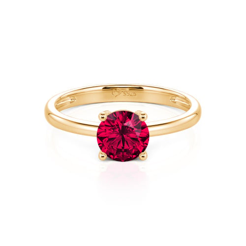 Jeulia Round Cut Solitaire Ring