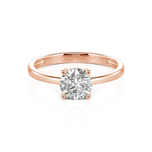 Jeulia Round Cut Solitaire Ring