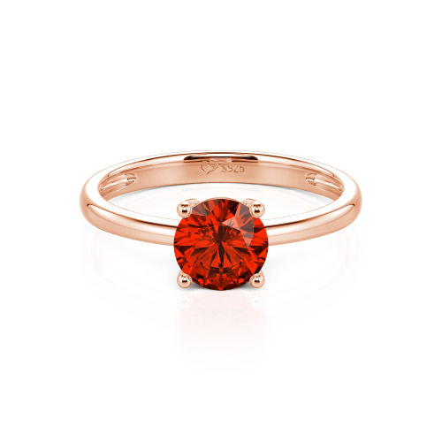 Jeulia Round Cut Solitaire Ring