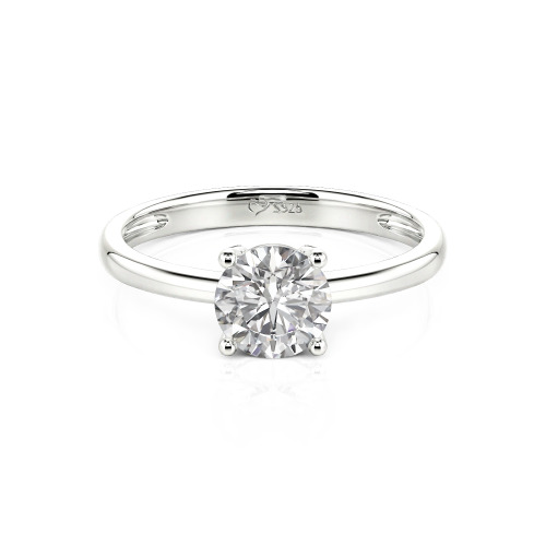 Jeulia Round Cut Solitaire Ring