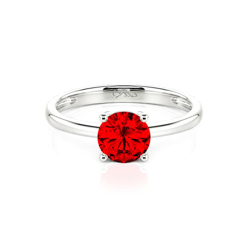 Jeulia Round Cut Solitaire Ring