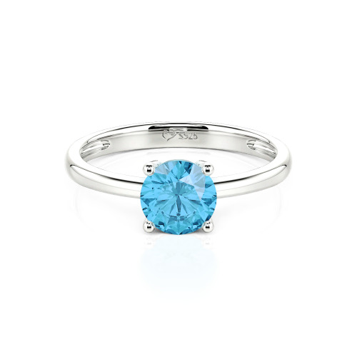 Jeulia Round Cut Solitaire Ring