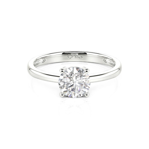 Jeulia Round Cut Solitaire Ring
