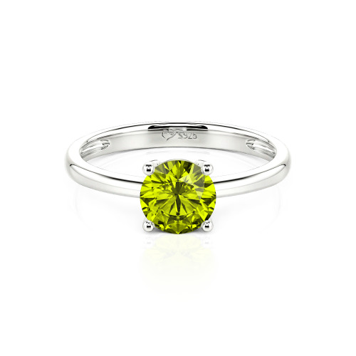 Jeulia Round Cut Solitaire Ring