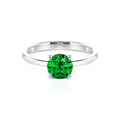 Jeulia Round Cut Solitaire Ring