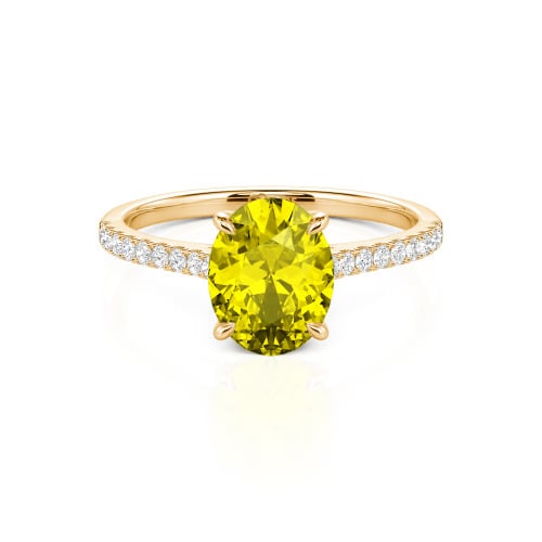 Jeulia Oval Cut Sterling Silver Ring
