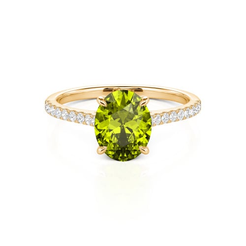 Jeulia Oval Cut Sterling Silver Ring