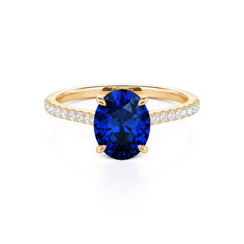 Jeulia Oval Cut Sterling Silver Ring