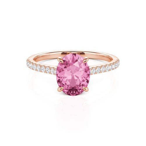 Jeulia Oval Cut Sterling Silver Ring