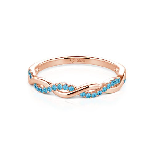 Jeulia Twist Round Cut Band
