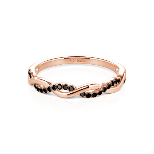 Jeulia Twist Round Cut Band