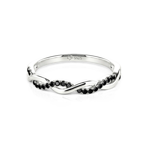 Jeulia Twist Round Cut Band
