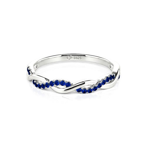 Jeulia Twist Round Cut Band