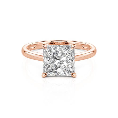Jeulia Princess Cut Solitaire Ring