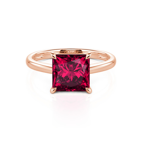 Jeulia Princess Cut Solitaire Ring