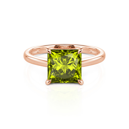 Jeulia Princess Cut Solitaire Ring